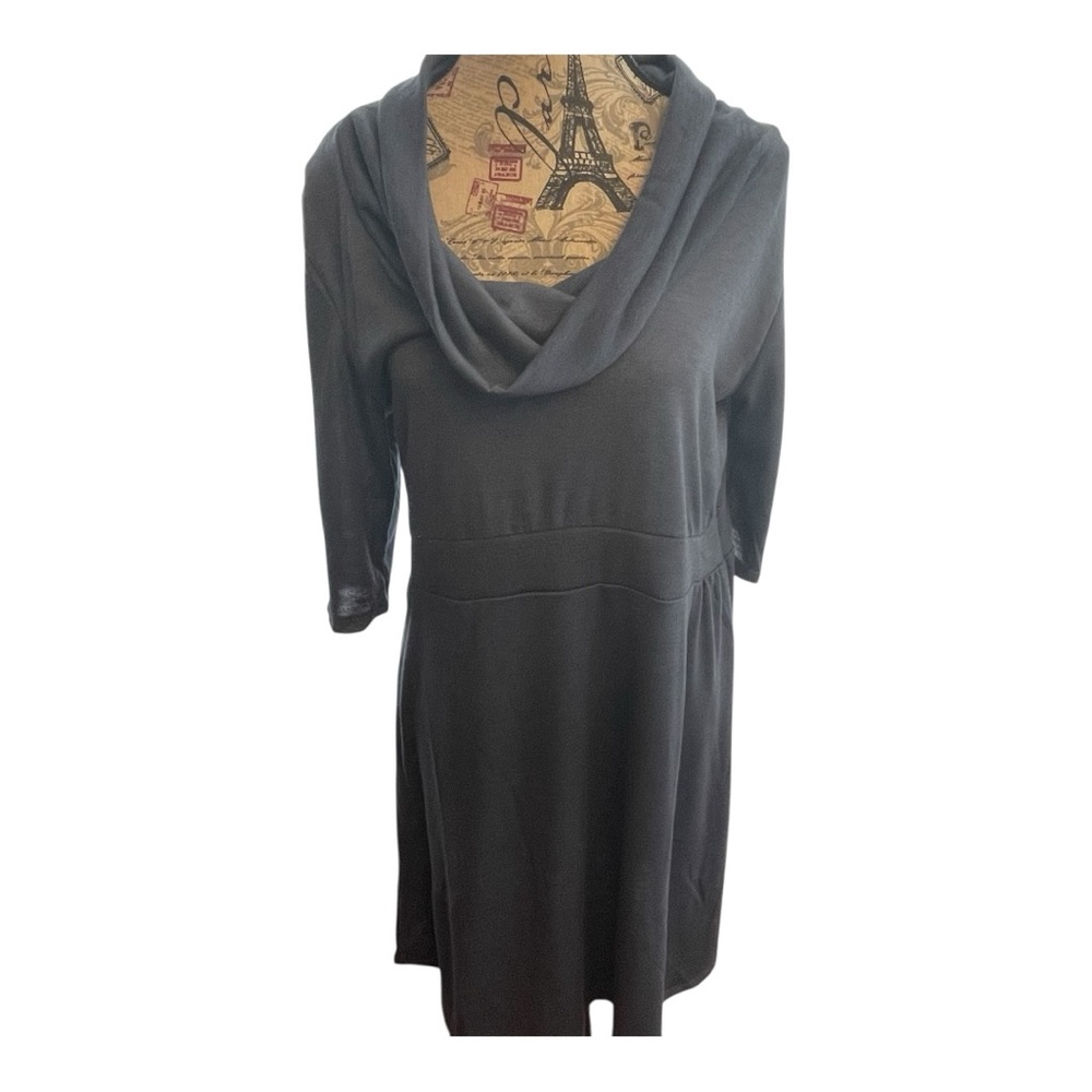 Elegant Black Midi Dress NWOT